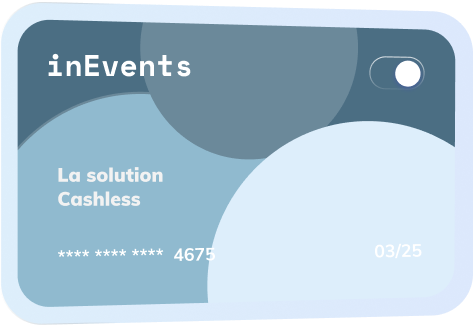 Carte cashless InEvents